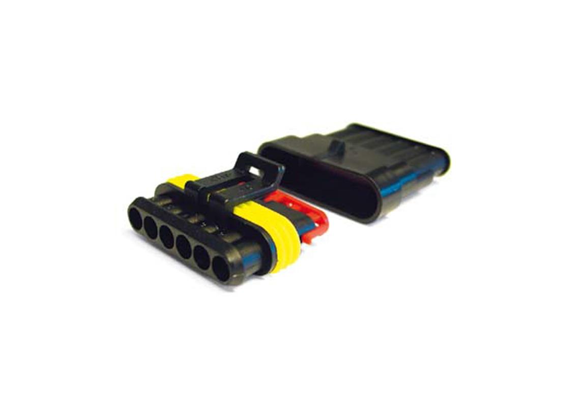 KIT CONNECTEUR ÉTANCHE 6 VOIES 